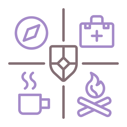 Survival kit Flaticons Lineal Color icon