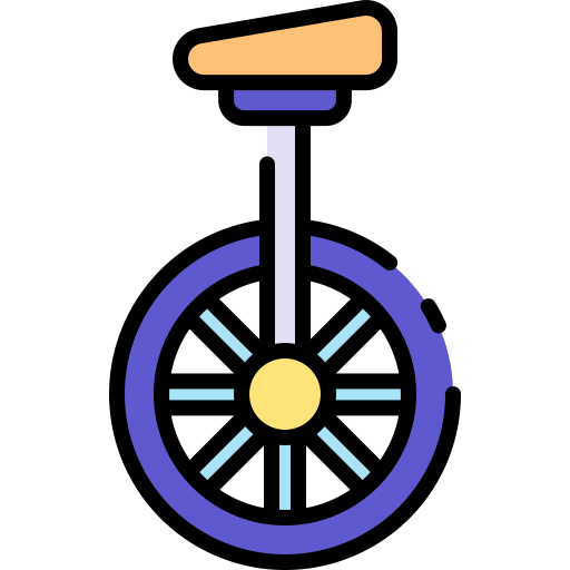 monocycle Good Ware Lineal Color icon