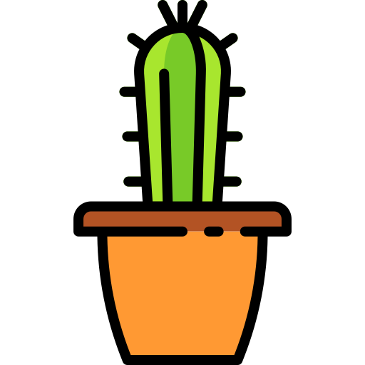 Cactus Good Ware Lineal Color icon