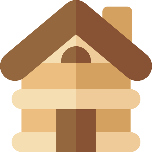 Cabin Basic Rounded Flat icon