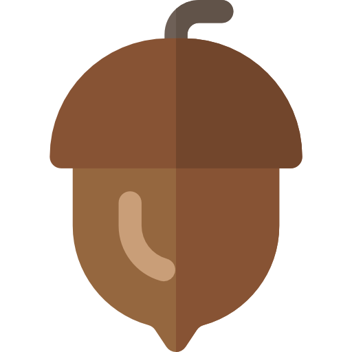 Acorn Basic Rounded Flat icon