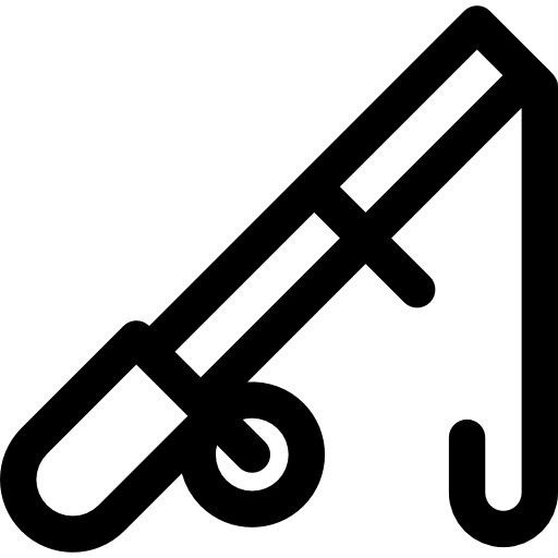 釣り Basic Rounded Lineal icon