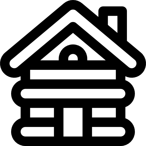 cabina Basic Rounded Lineal icono