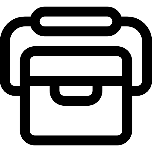 congelador Basic Rounded Lineal icono