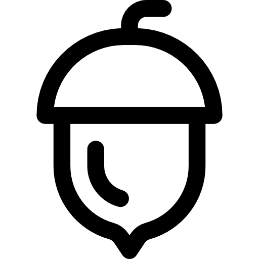 Желудь Basic Rounded Lineal иконка