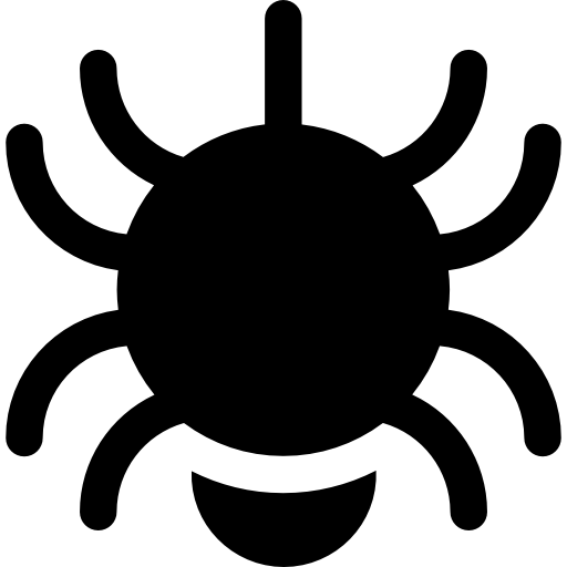 Spider Basic Rounded Filled icon