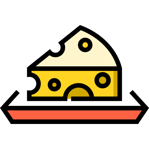 チーズ Detailed Straight Lineal color icon