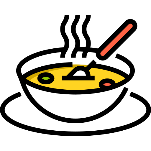 スープ Detailed Straight Lineal color icon
