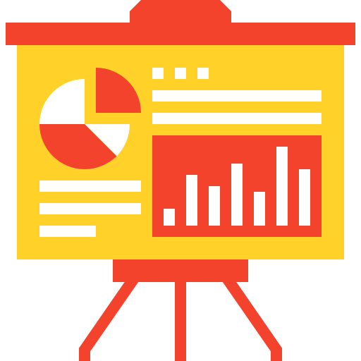 Presentation Maxim Basinski Premium Yellow and Red icon