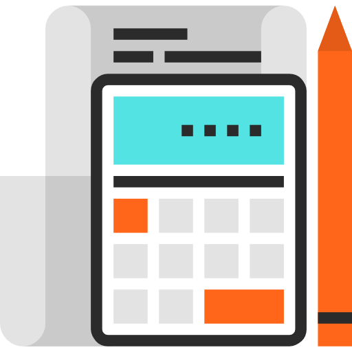 calculadora Maxim Flat Two Tone Linear colors icono