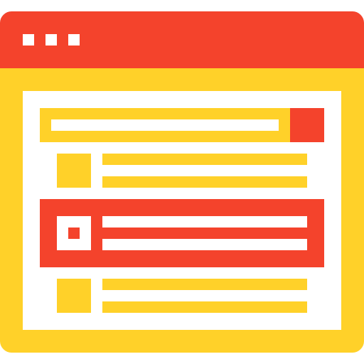 browser Maxim Basinski Premium Yellow and Red icon