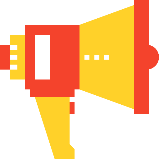 Megaphone Maxim Basinski Premium Yellow and Red icon