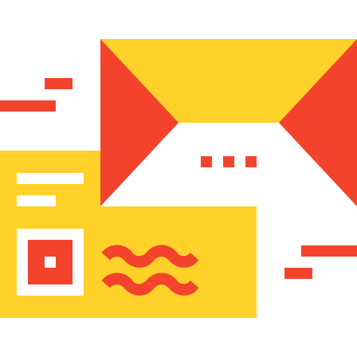 correo Maxim Basinski Premium Yellow and Red icono