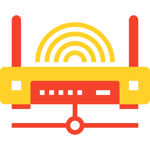 wifi Maxim Basinski Premium Yellow and Red icono