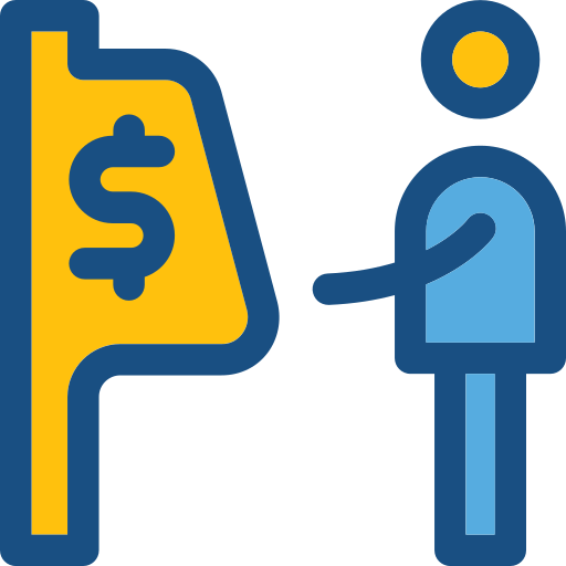 geldautomat Prosymbols Duotone icon