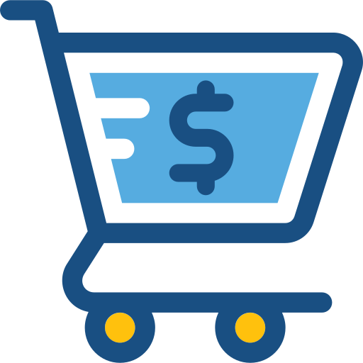 Shopping cart Prosymbols Duotone icon