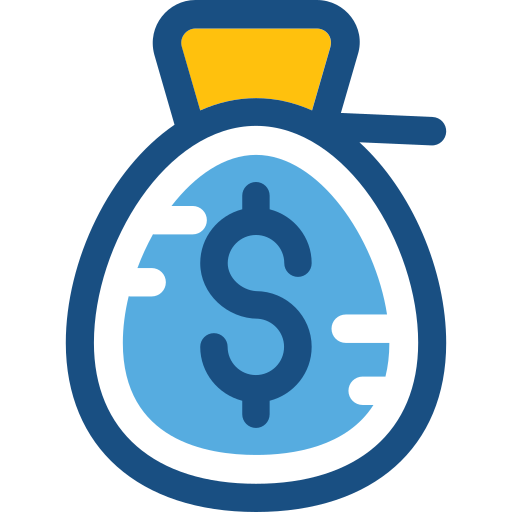 bolsa de dinero Prosymbols Duotone icono
