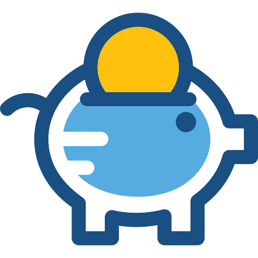 Piggy bank Prosymbols Duotone icon