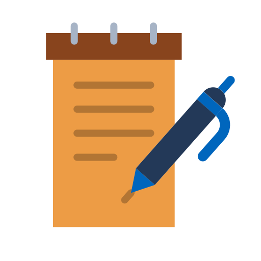 Notepad Good Ware Flat icon