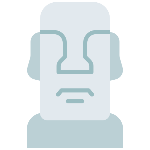 moai Good Ware Flat icoon