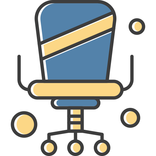 Office chair Generic Color Omission icon