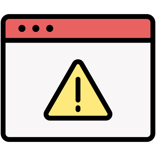 경고 표시 Generic Outline Color icon