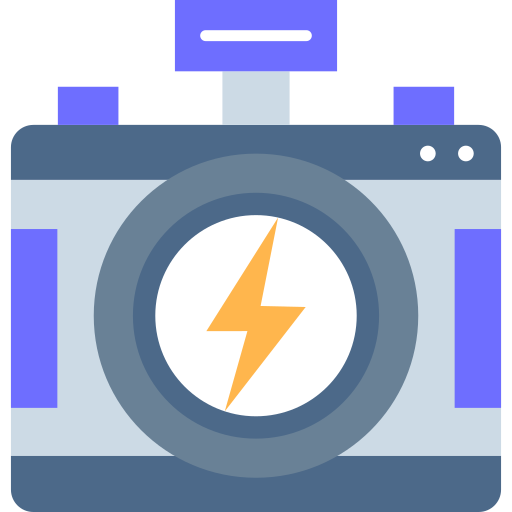 flash de la cámara SBTS2018 Flat icono