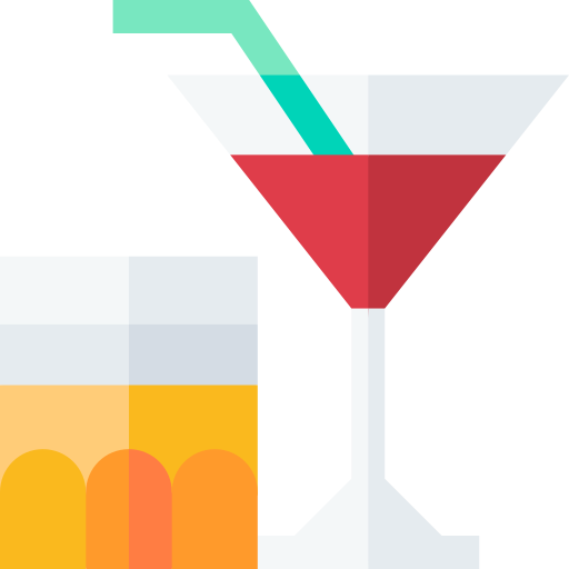 cocktail Basic Straight Flat icon