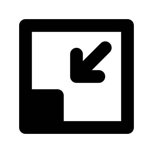 Сокращаться Generic Glyph иконка