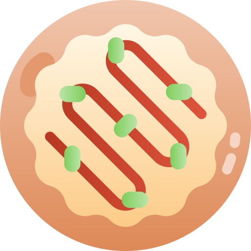 okonomiyaki Kawaii Star Gradient icon