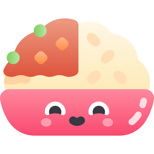 Curry rice Kawaii Star Gradient icon