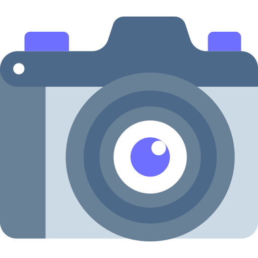 cámara réflex digital SBTS2018 Flat icono