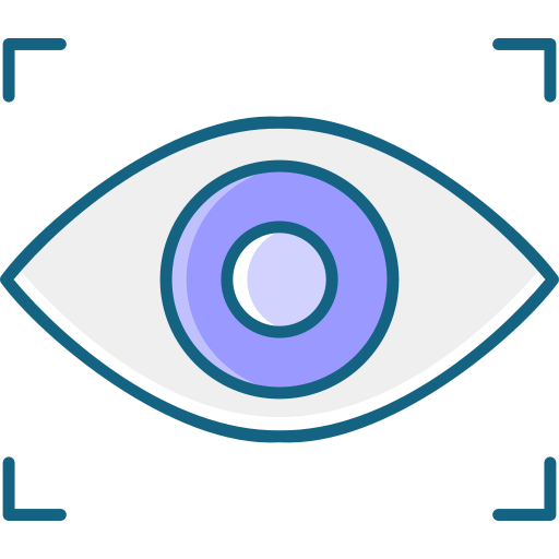 красный глаз SBTS2018 Lineal Color иконка