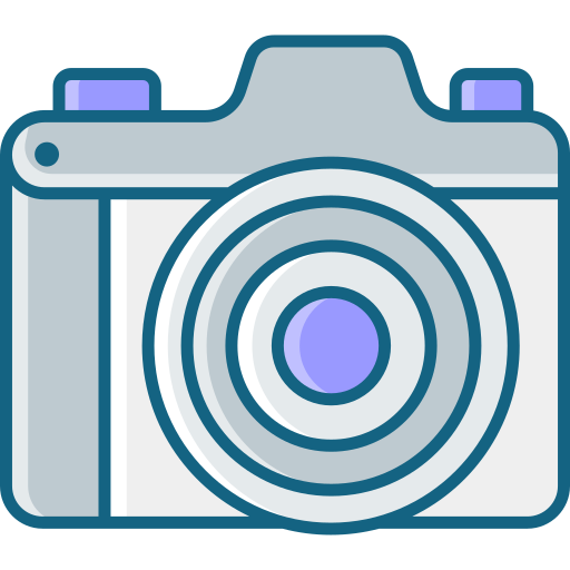 Dslr camera SBTS2018 Lineal Color icon