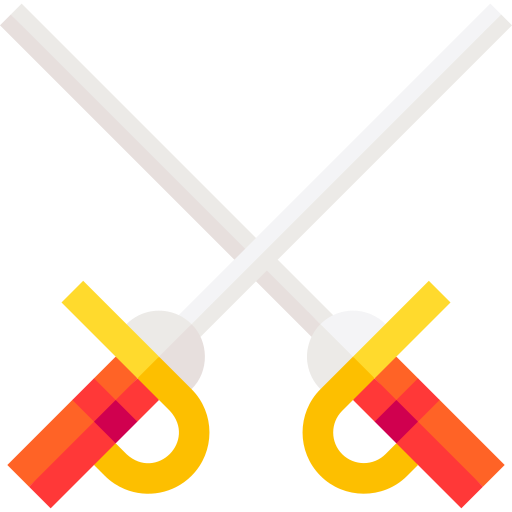 Fencing Basic Straight Flat icon