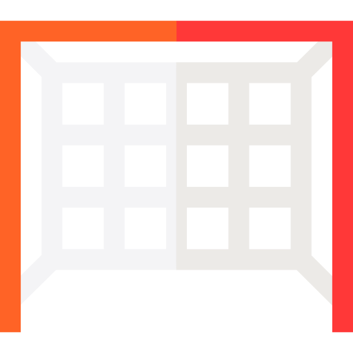Goal box Basic Straight Flat icon