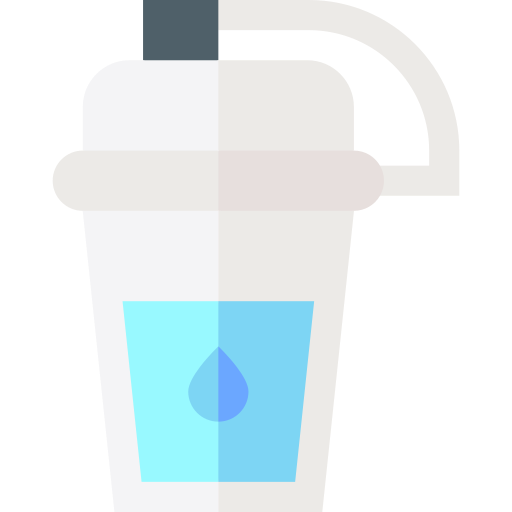 Water bottle Basic Straight Flat icon