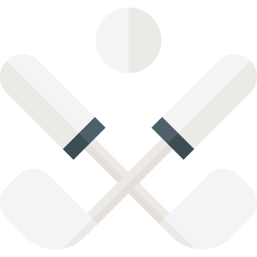 Golf sticks Basic Straight Flat icon