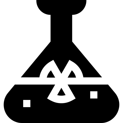 chemiczny Basic Straight Filled ikona