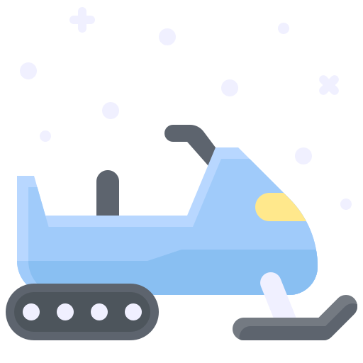 skuter śnieżny Generic Flat ikona