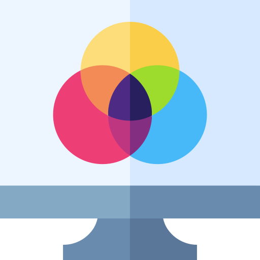esquema de colores Basic Straight Flat icono