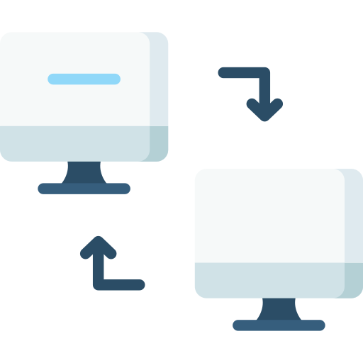 Data transfer Special Flat icon