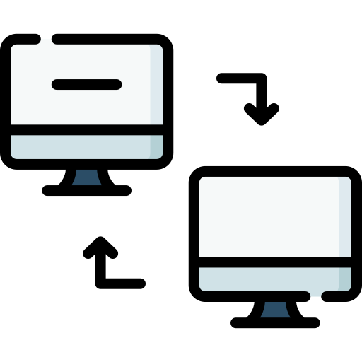 transferencia de datos Special Lineal color icono