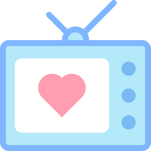 televisión Detailed color Lineal color icono