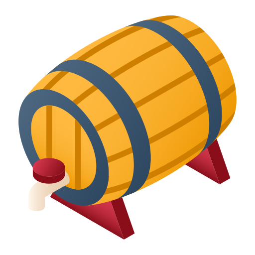 barril de vino Chanut is Industries Isometric icono