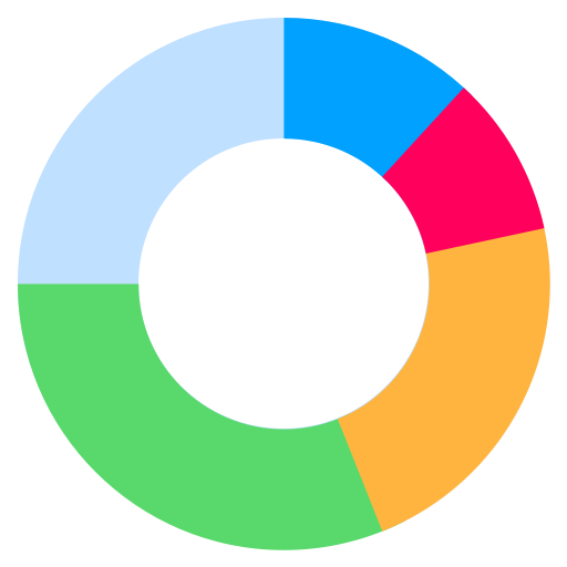 gráfico circular Generic Flat Ícone
