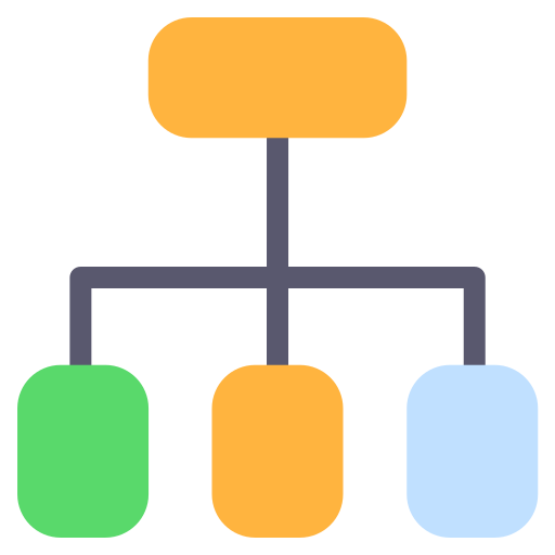 Organization chart Generic Flat icon
