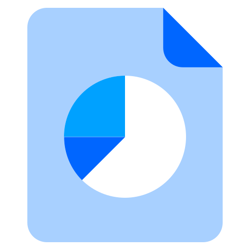 Seo report Generic Blue icon