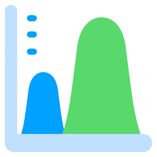 Wave graph Generic Flat icon