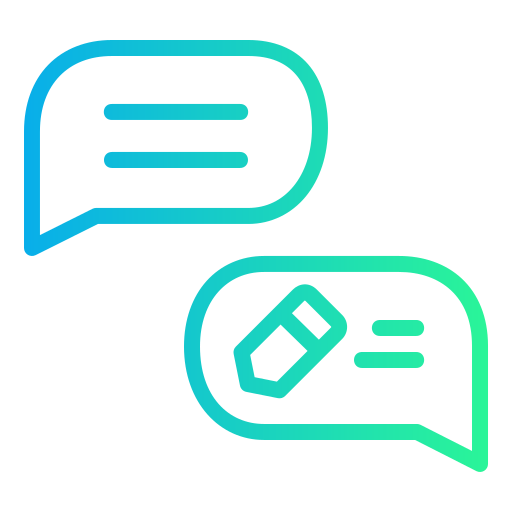 diskussion Generic Gradient icon